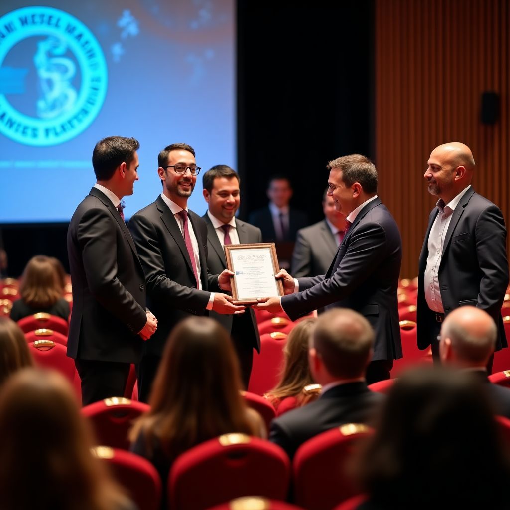 Ceremonia de premiación financiera